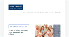 Desktop Screenshot of elevationphysicians.com